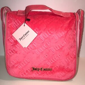 Juicy Couture Velour Hanging toiletry bag NEW